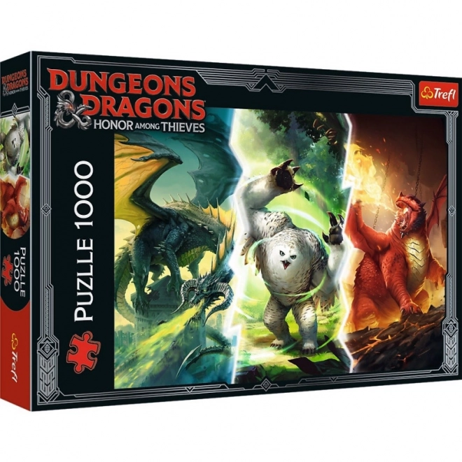 Puzzle 1000 prvků Legendární monstra Faerunu Dungeons & Dragons