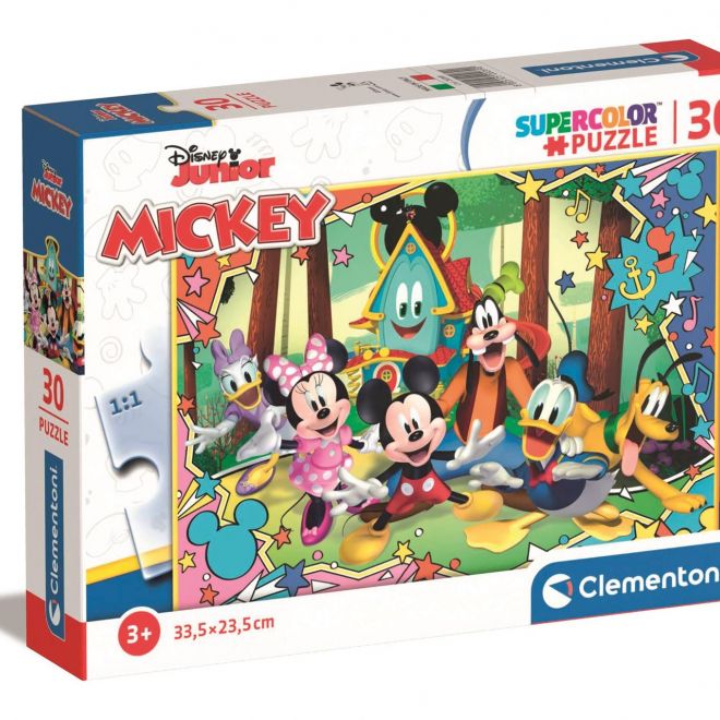 CLEMENTONI Puzzle Mickey s kamarády 30 dílků