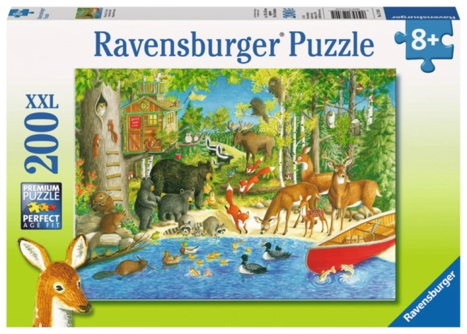 RAVENSBURGER Puzzle Lesní přátelé XXL 200 dílků