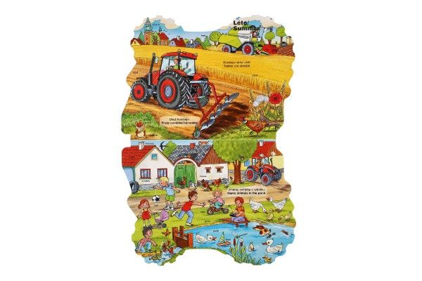Hravá knížka - Traktor jede na pole