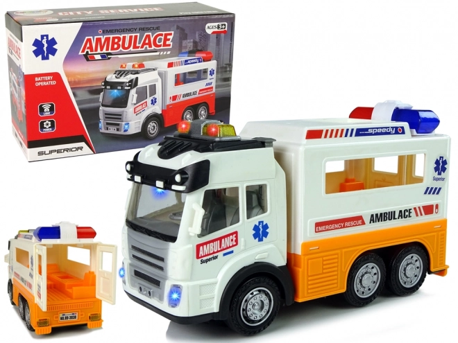 Ambulance baterie Světla auta Zvuky