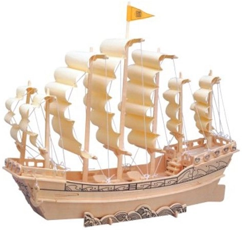 Woodcraft Dřevěné 3D puzzle