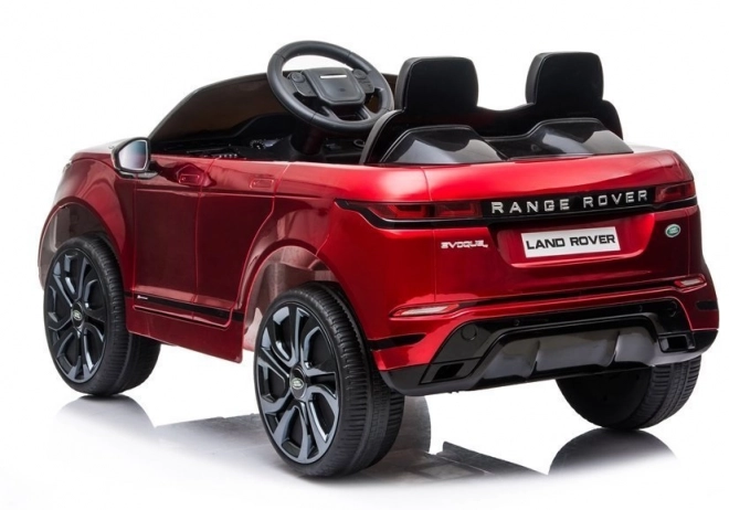 Range Rover Evoque Červeně lakované auto na baterie