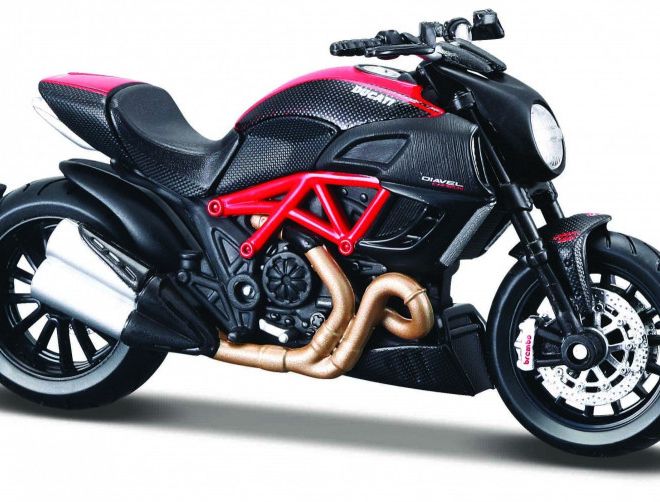 Ducati Diavel Carbon kovový model se stojanem 1/18
