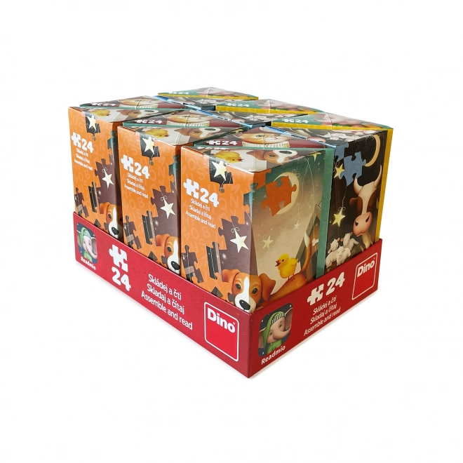 Dino Puzzle Sloník Mio 24 dílků