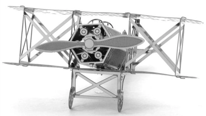 METAL EARTH 3D puzzle Dvouplošník Fokker D-VII