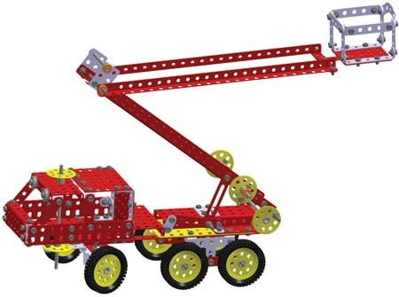 Merkur Stavebnice Fire Set, 740 dílů, 20 modelů