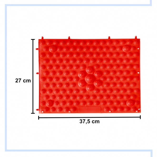 Smyslová masážní korekční podložka červená