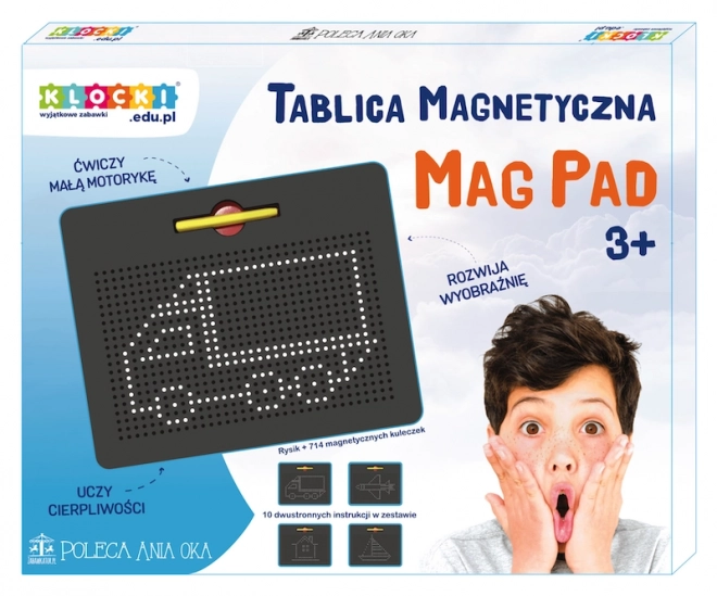 Magnetická tabule New MagPad [černá].