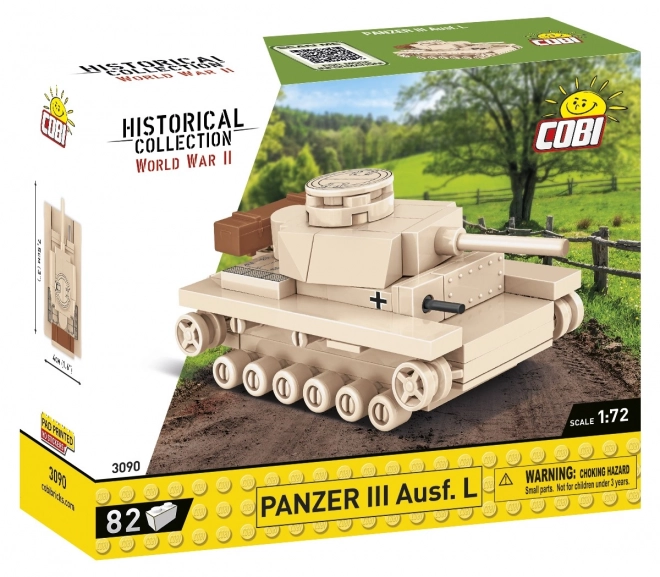 COBI 3090 II WW Panzer III Ausf L, 1:72, 82 k