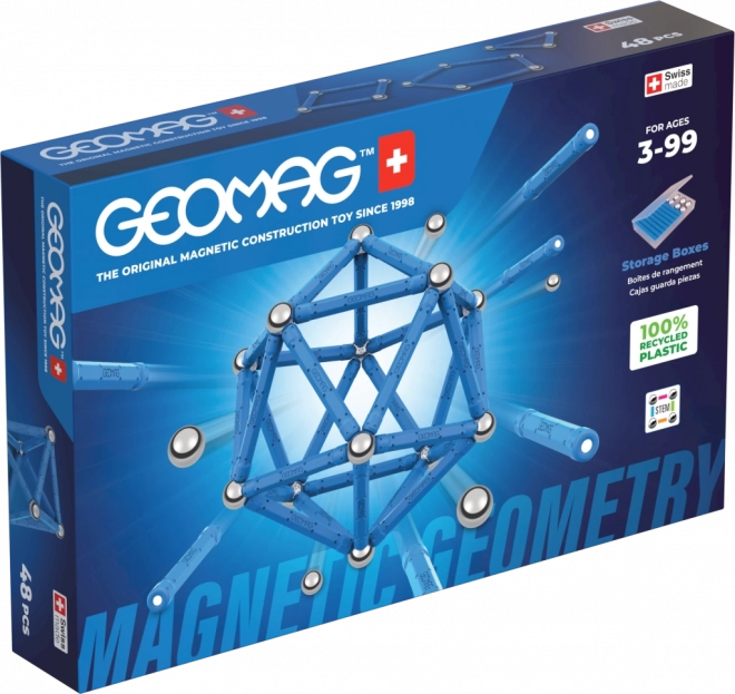 Magnetická stavebnice Geomag Geometry 48 dílků