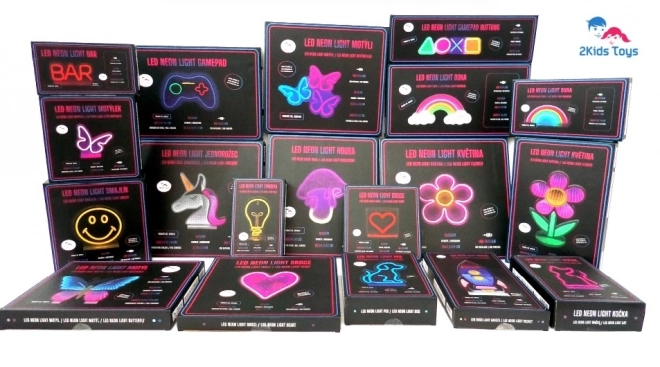 Lampička LED NEON Jednorožec