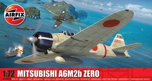 Plastikový model Mitsubishi A6M2b Zero 1/72