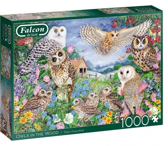 Puzzle Sovy v lese 1000 dílků