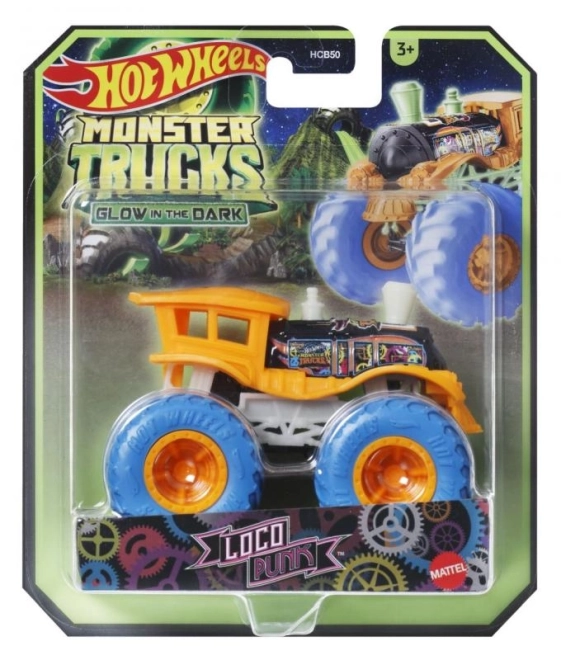 Hot Wheels Monster trucks svítící ve tmě HCB50 TV