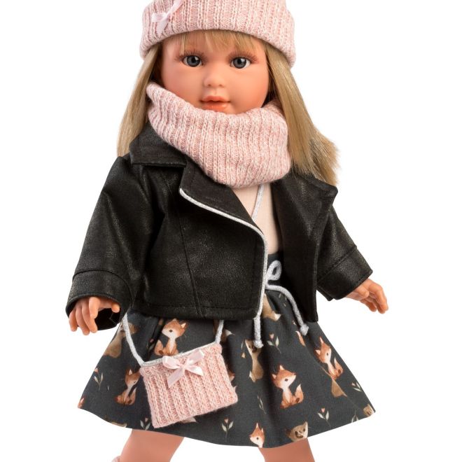 Llorens 54040 CARLA - realistická panenka s měkkým látkovým tělem  - 40 cm