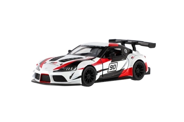 Auto Kinsmart Toyota GR Supra Racing kov 13 cm