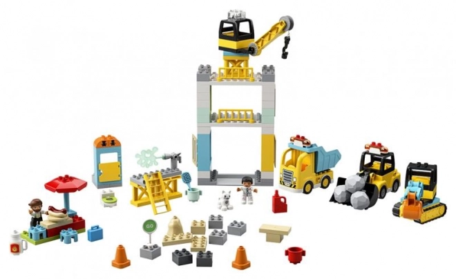 LEGO Duplo 10933 Stavba s věžovým jeřábem