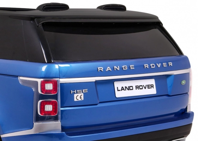 Range Rover HSE Lakované auto pro 2 děti Modrá + dálkové ovládání + 5bodový postroj + audio panel + LED dioda