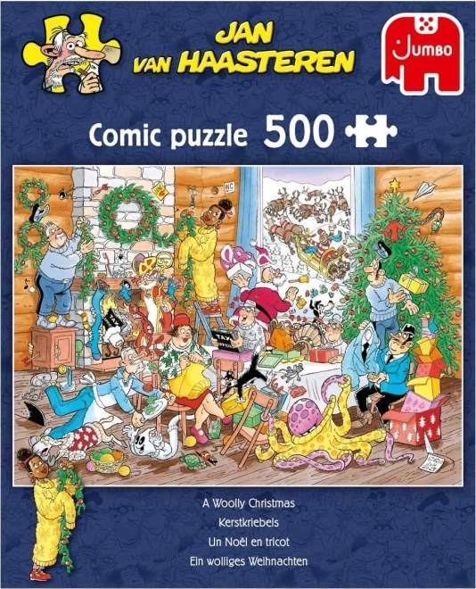 JUMBO Puzzle JvH Vlněné Vánoce 500 dílků