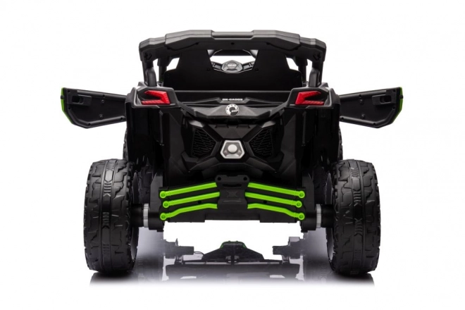 Auto na baterii Buggy Can-Am zelený lakovaný