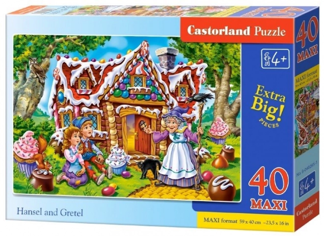 Podlahové puzzle Jeníček a Mařenka MAXI