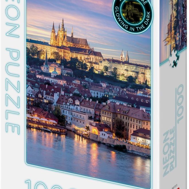 DINO Svítící puzzle Hradčany, Praha 1000 dílků