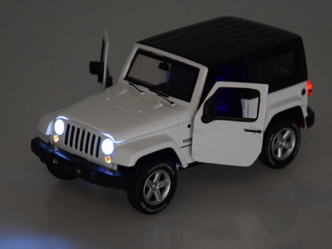 Terénní auto Jeep Wrangler kovový model