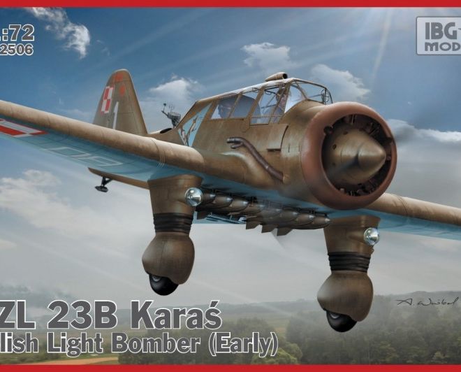 PZL. 23B Karaś Polský lehký bombardér (raný výrobek)