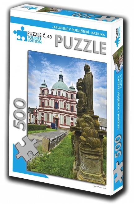 TOURIST EDITION Puzzle Jablonné v Podještědí, bazilika 500 dílků (č.43)