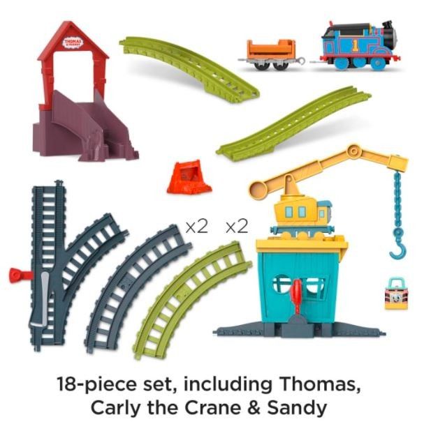Tom & Friends Crane + Sandy track set