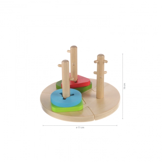 Dřevěné Montessori puzzle, Wood