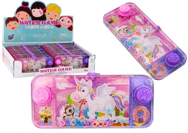 Vodní fialová arkádová hra Magic Unicorns Pad Console