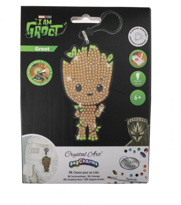 Přívěšek s krystaly - Groot