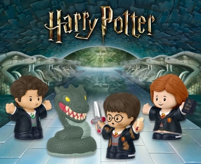 Sada figurek Little People Harry Potter 4-pack Chamber of Secrets (Tajemná komnata)