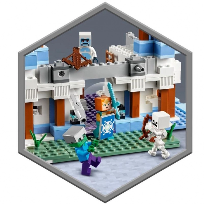 LEGO Minecraft 21186 Ledový zámek
