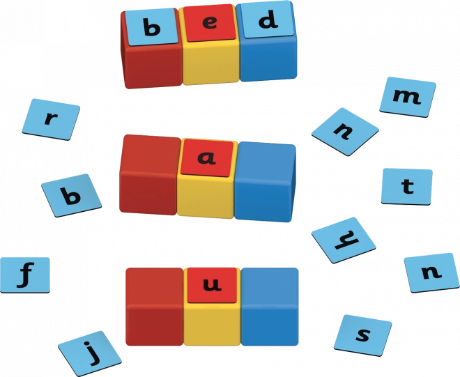 Geomag Magicube Words 55 dílků