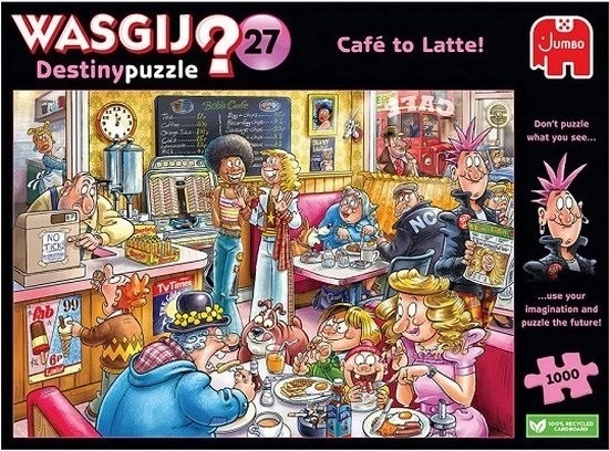 Puzzle 1000 prvků Wasgij Cafe