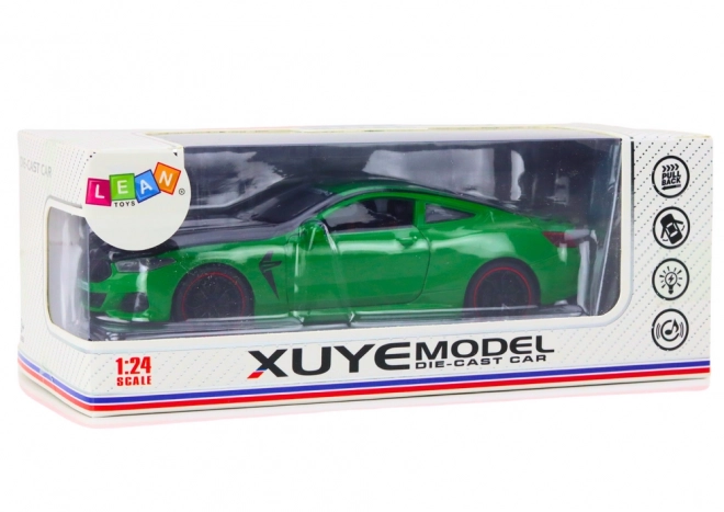 Kovové vozidlo Sports Activity Vehicle s třecím pohonem 1:24 Zelené