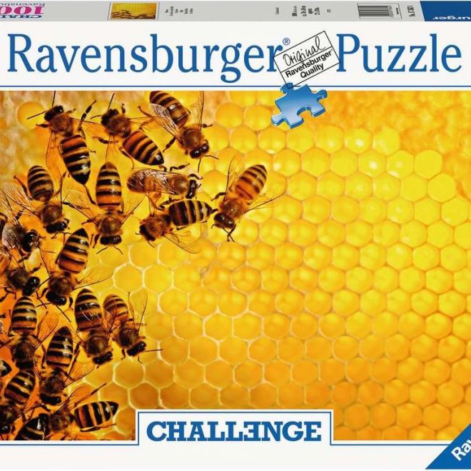 RAVENSBURGER Puzzle Challenge: Včely na medové plástvi 1000 dílků