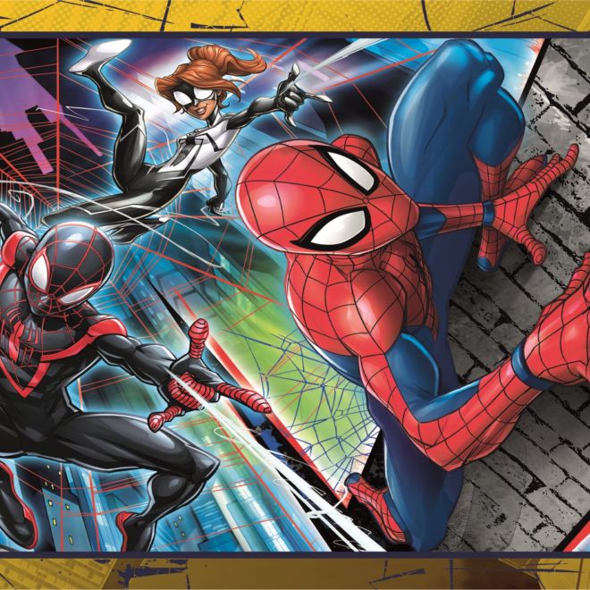 CLEMENTONI Puzzle Spiderman 4v1 (12+16+20+24 dílků)