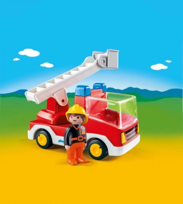 Hasičské auto s žebříkem Playmobil