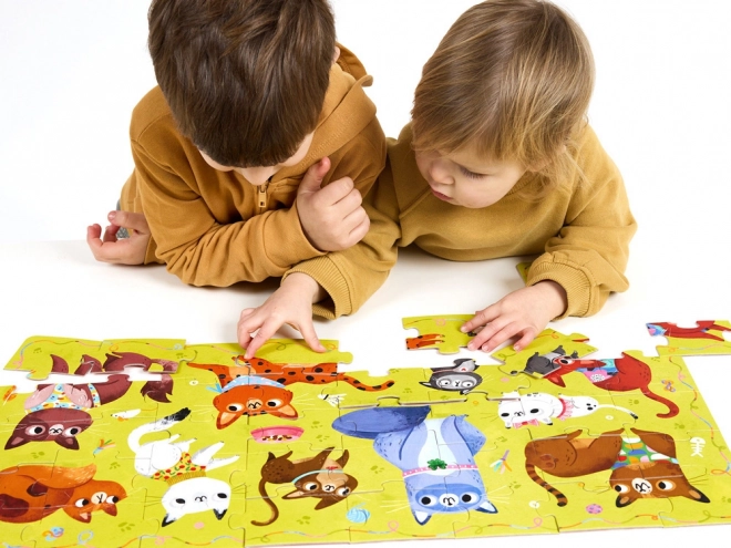 Puzzle Kočičky Miau 40 kusů