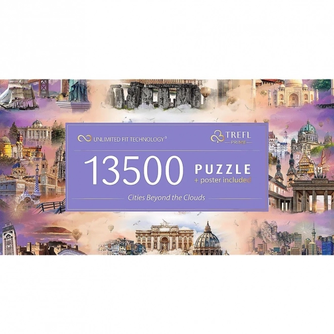 TREFL Puzzle UFT Města za oblaky 13500 dílků