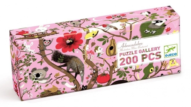DJECO Panoramatické puzzle Abrakadabra 200 dílků
