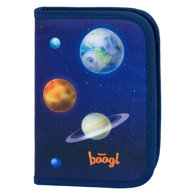 BAAGL SET 5 Zippy Planety: aktovka, penál, sáček, peněženka, desky