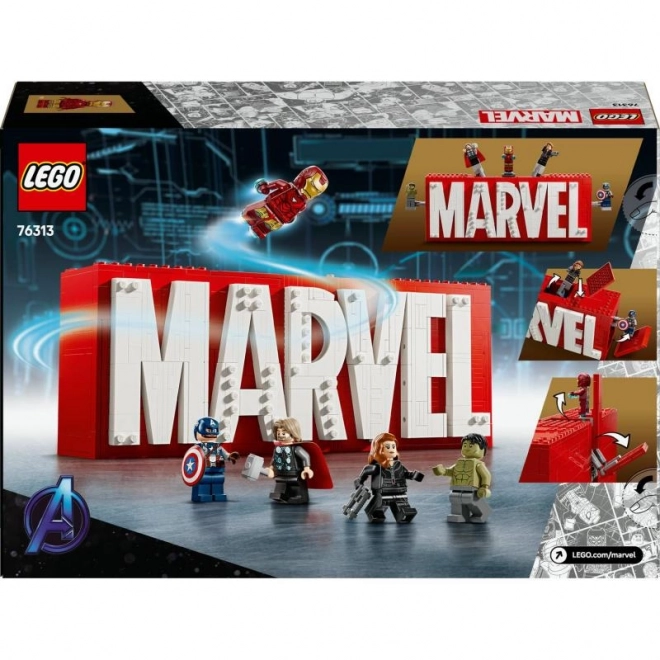 Kolekcionářský model LEGO Marvel s minifigurkami hrdinů