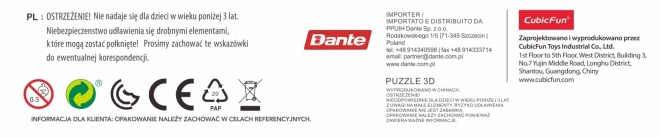 Puzzle 3D PGE Narodowy LED verze