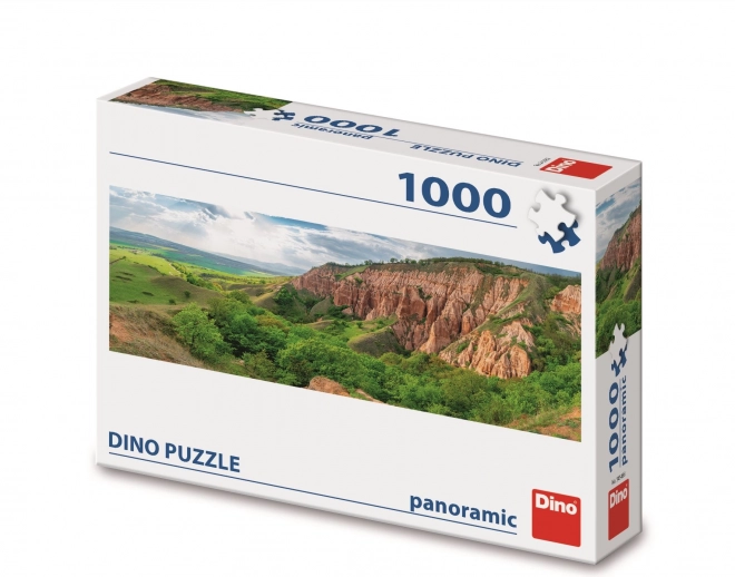 Panoramatické puzzle Červená rokle 1000 dílků