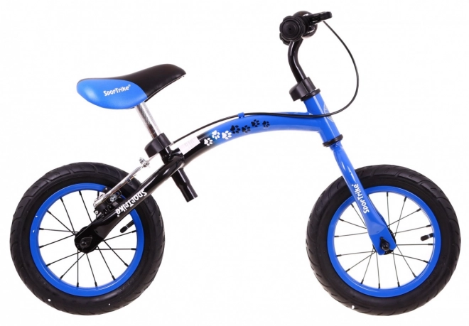 Dětské krosové kolo Boomerang SporTrike Blue Učíme se jezdit + variabilní uspořádání rámu